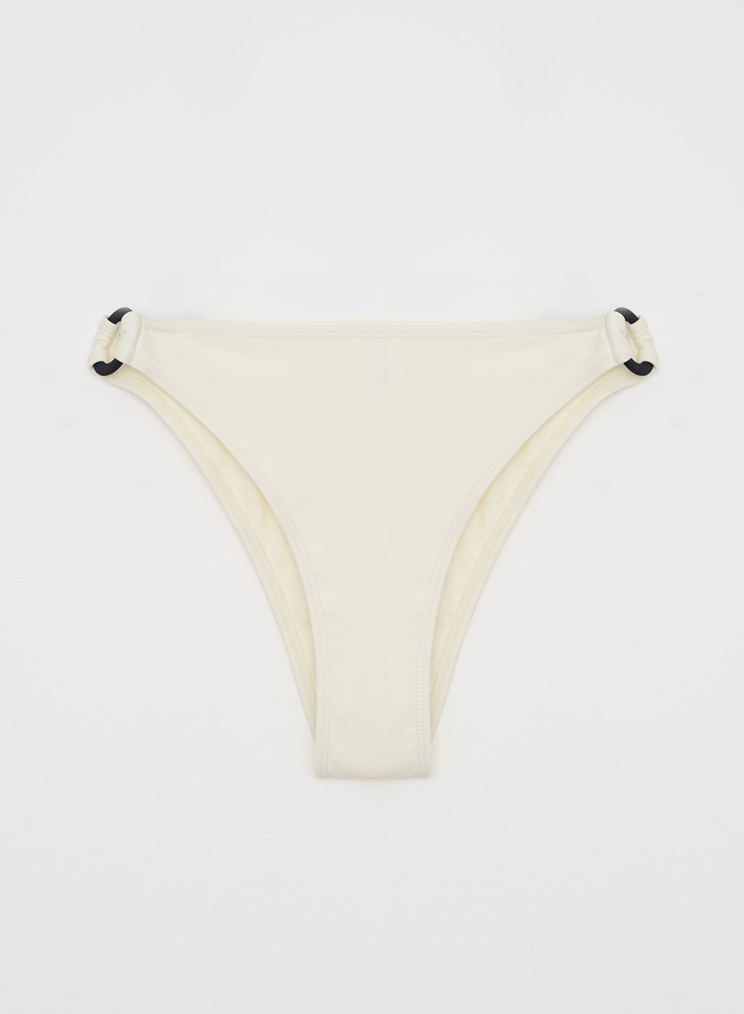 Cream Ring High Leg Bikini Bottom